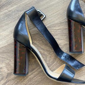 DVF Sandal with Tortoise Shell Heel